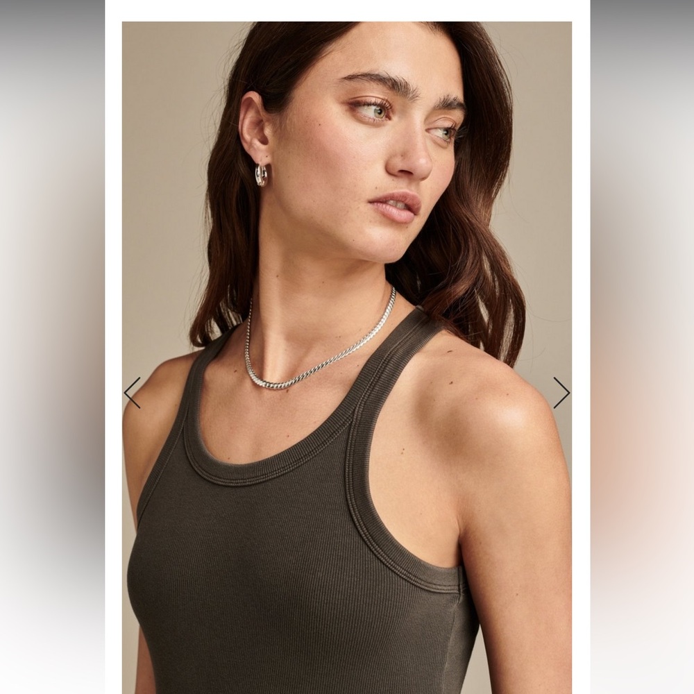 Lucky Brand Ribbed Essential Tank NWT retail 29.50